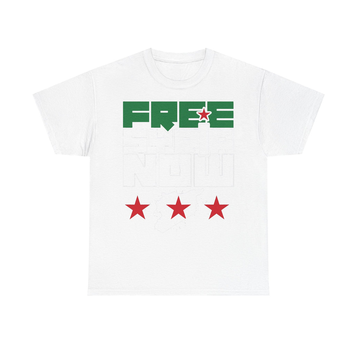 Syria Syrien Wappen Flagge Heimat Sport Fan Geschenkidee - Unisex T-Shirt