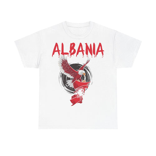 Albania Art Adler Flagge Wappen Stolz Fußball fan Geschenkidee - Unisex T-Shirt