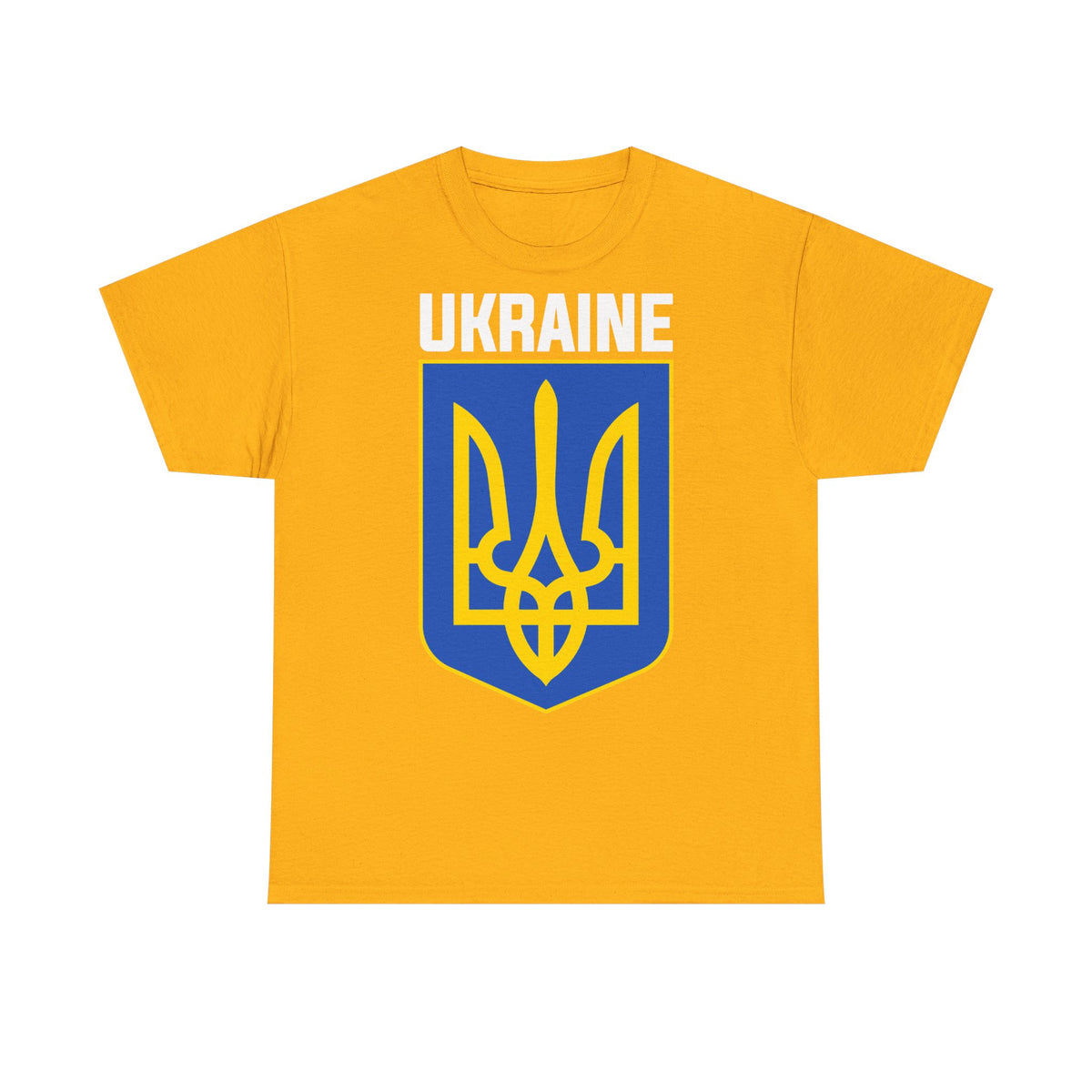 Bandiera e stemma dell'Ucraina Idea regalo Sport Tifoso Moda Vintage - T-shirt unisex