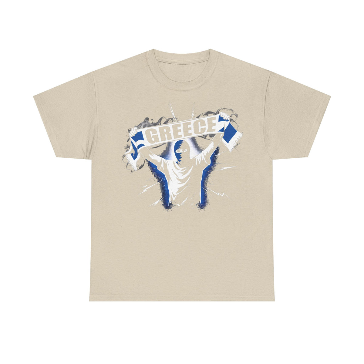Grecia Grecia hooligan bandera escudo patria fútbol deporte aficionado idea de regalo - camiseta unisex