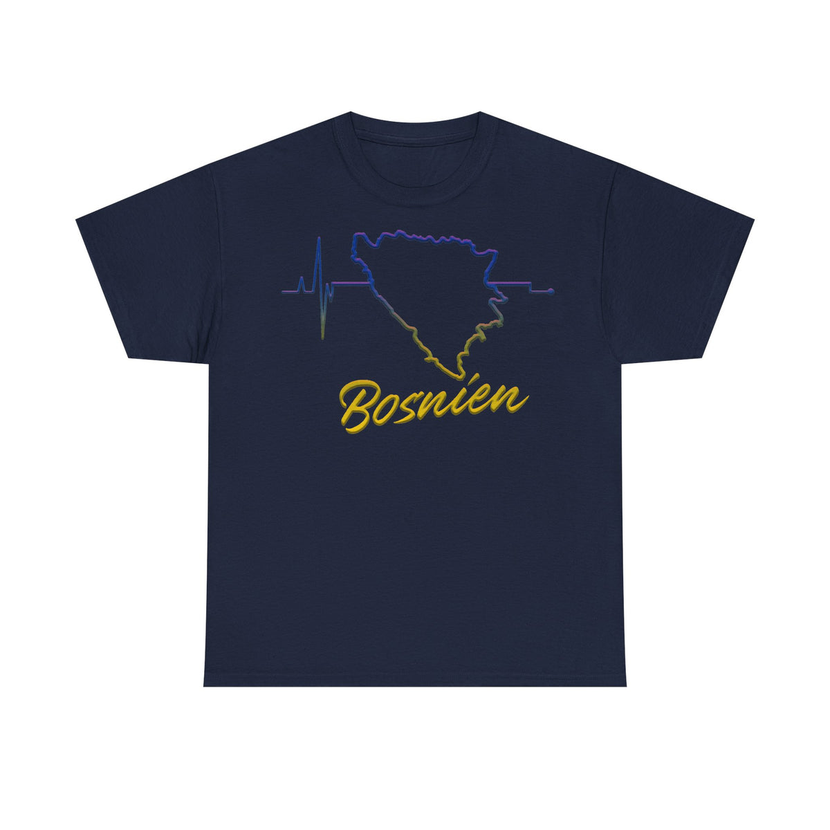 Bosnia escudo bandera orgullo patria aficionado al fútbol idea de regalo - Camiseta unisex