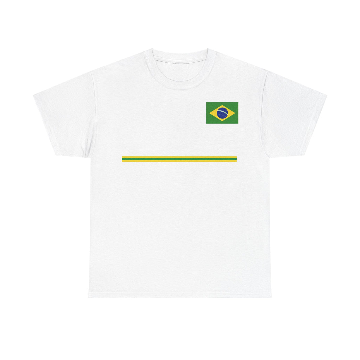 Brazil Brasilien Wappen Flagge Sport Fan Fußball Geschenkidee - Unisex T-Shirt