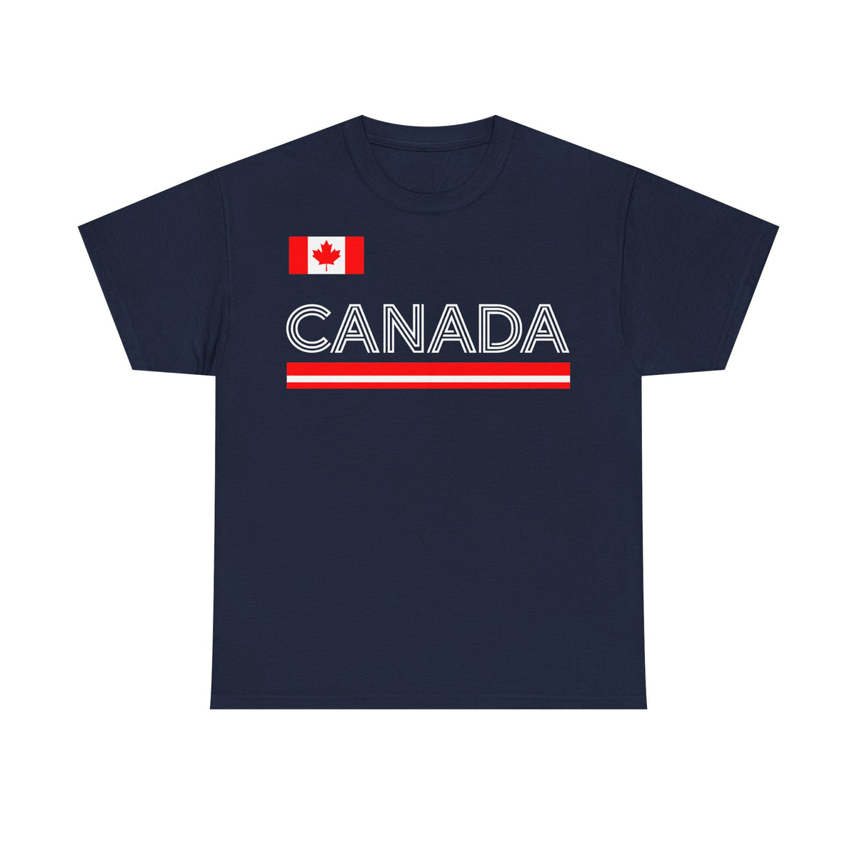 Canada Kanada Wappen Flagge Fan Sport Fußball Geschenkidee - Unisey T-Shirt