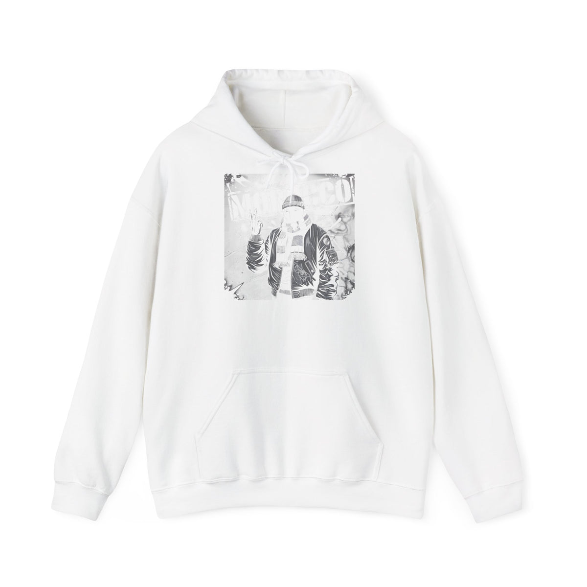 Stemma hooligan del Marocco, bandiera del Marocco, tifoso di calcio, sport, idea regalo - Felpa con cappuccio unisex