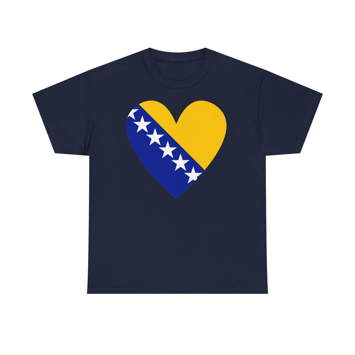 Bosnia Wappen Flagge Stolz Heimat Fußball fan Geschenkidee - Unisex T-Shirt