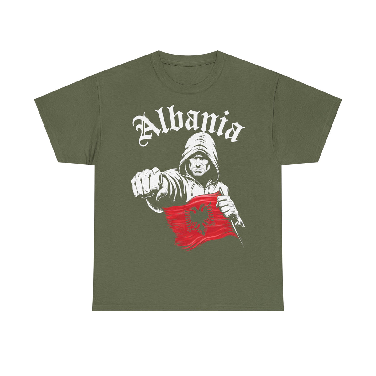 Albania Hooligan Wappen Shqiptar Flagge Adler Fußball Fan Sport - Unisex T Shirt