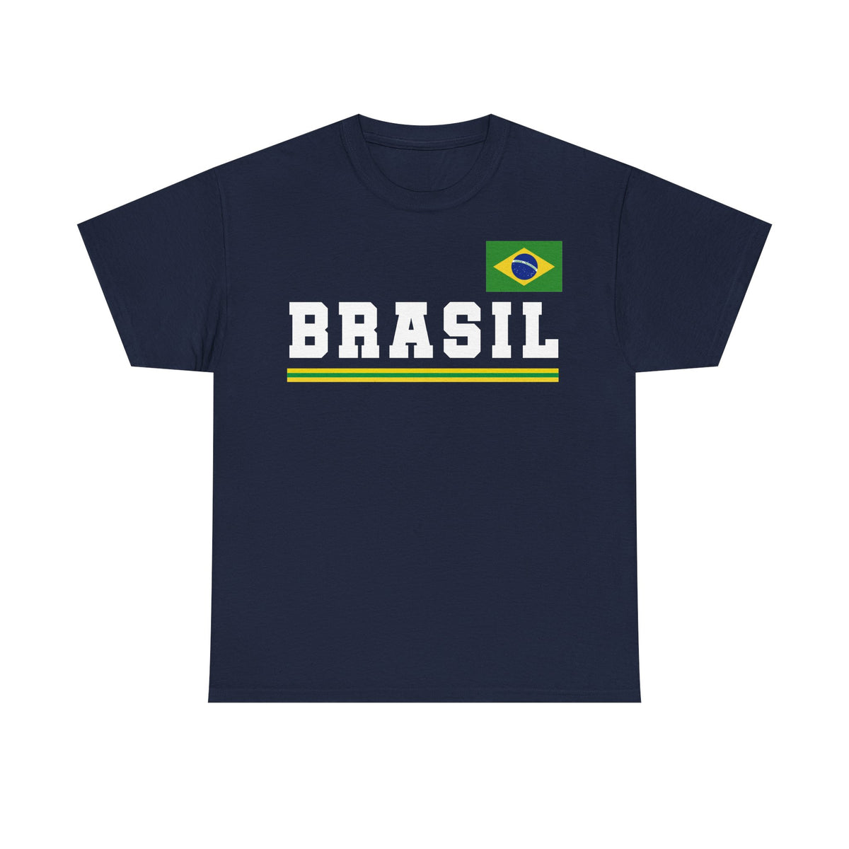Brazil Brasilien Wappen Flagge Sport Fan Fußball Geschenkidee - Unisex T-Shirt