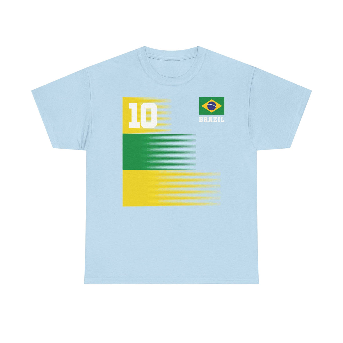 Brazil Brasilien Wappen Flagge Sport Fan Fußball Geschenkidee - Unisex T-Shirt