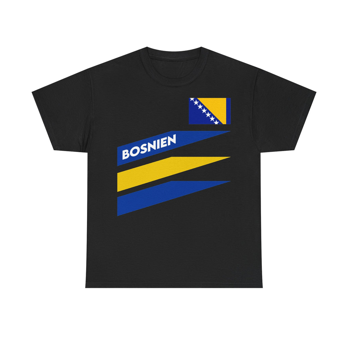 Bosnia Wappen Flagge Stolz Heimat Fußball fan Geschenkidee - Unisex T-Shirt