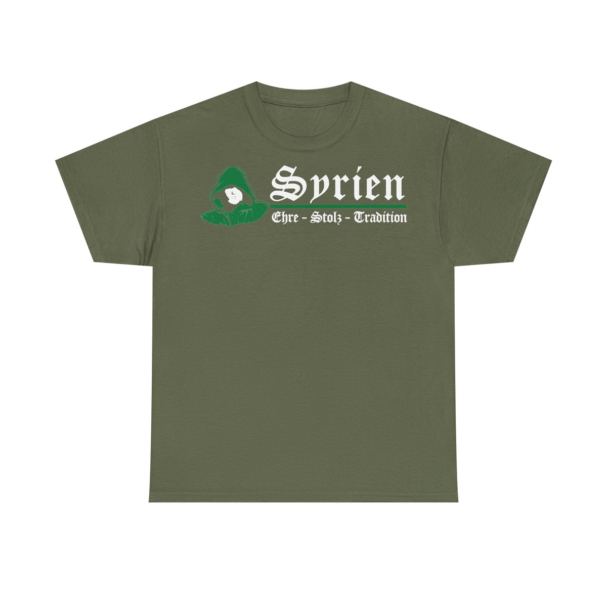 Syria Syrien Wappen Flagge Heimat Sport Fan Geschenkidee - Unisex T-Shirt