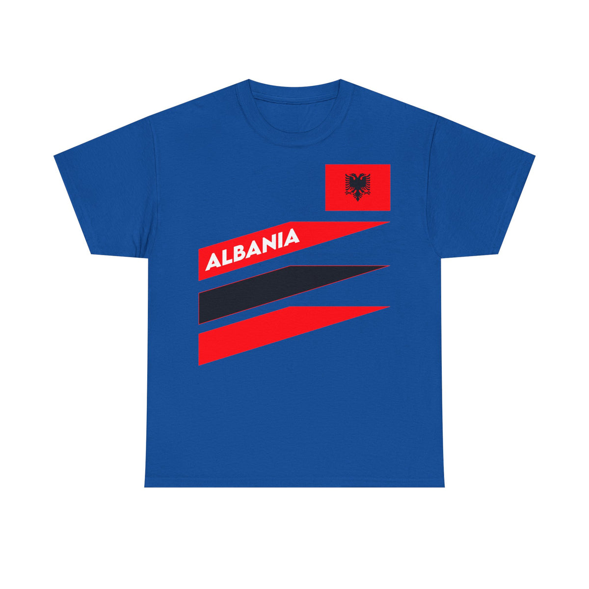 Camiseta unisex de Albania, escudo albanés, bandera, águila, fútbol, aficionado, deporte