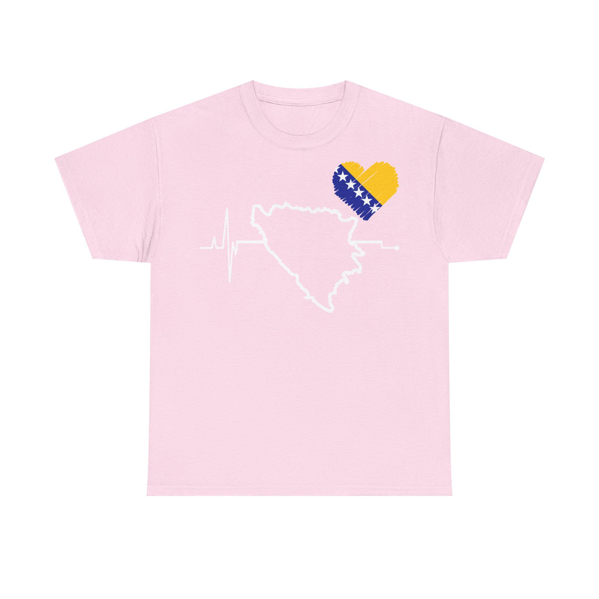 Bosnia escudo bandera orgullo patria aficionado al fútbol idea de regalo - Camiseta unisex