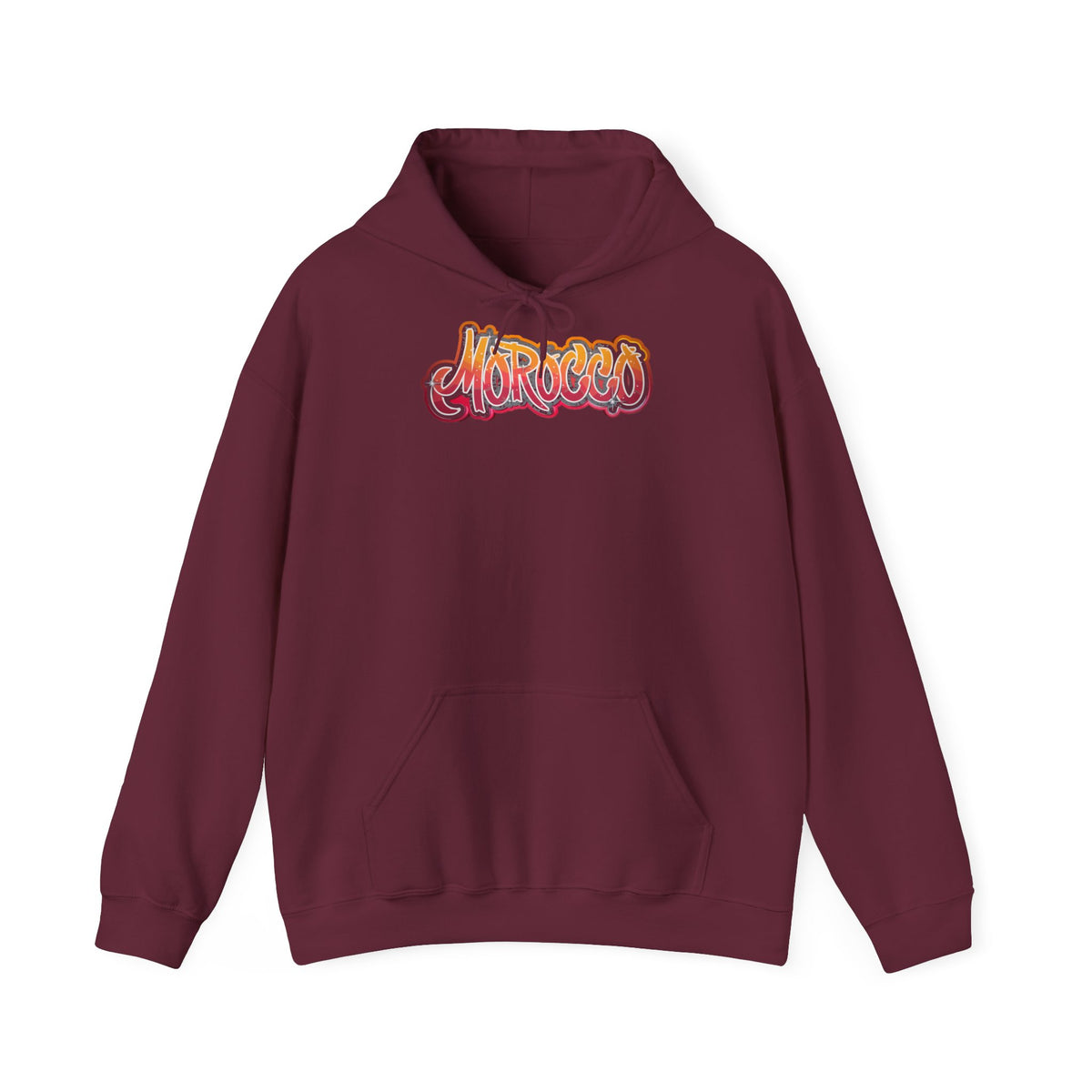 Marokko Wappen Morocco Flagge Stolz Fußball Fan Sport Geschenkidee - Unisex Hoodie