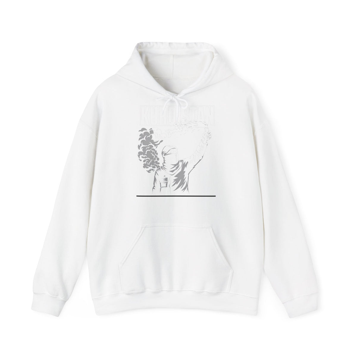 Kurdistan hooligan patria orgoglio stemma bandiera sport calcio tifoso regalo - Felpa con cappuccio unisex