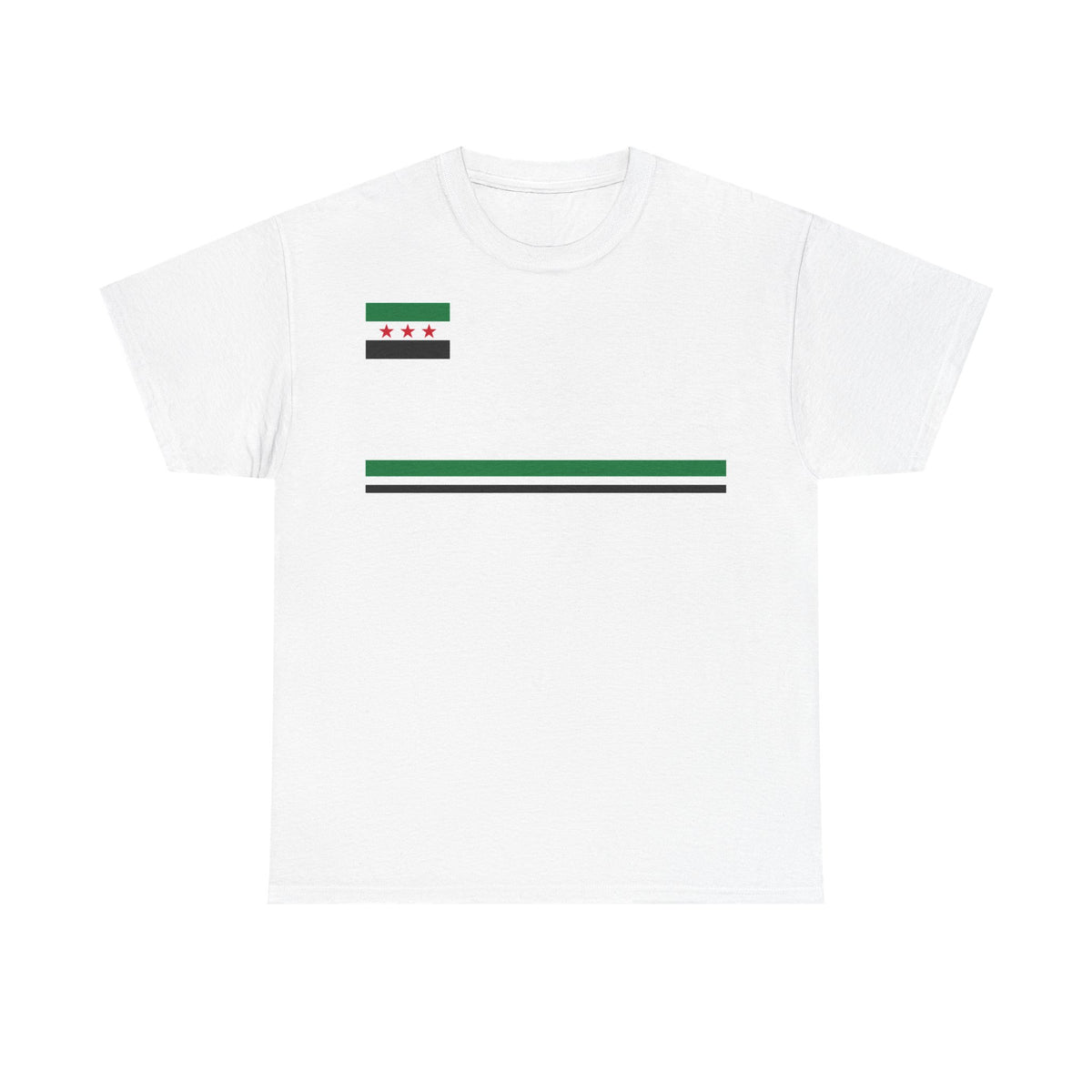 Syria Syrien Wappen Flagge Heimat Sport Fan Geschenkidee - Unisex T-Shirt