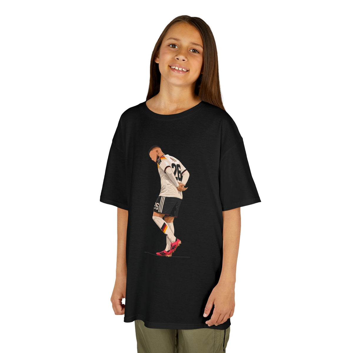 D. Undav Kurdistan Germany Jubel Fußball Fan - Unisex Kinder & Jugendliche T-Shirt