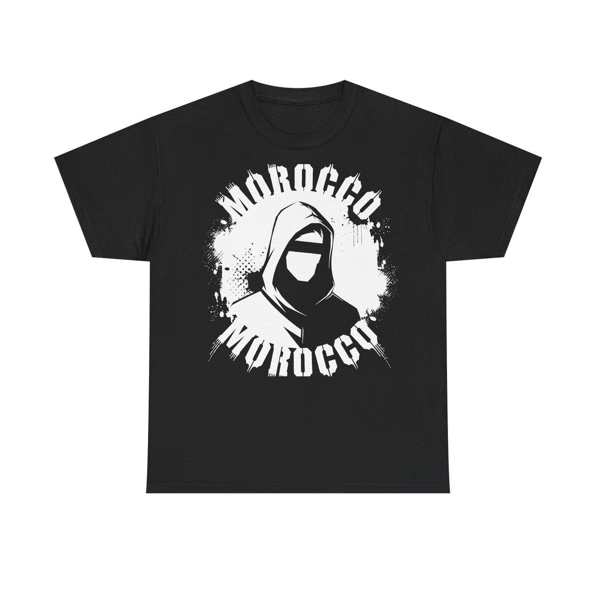 Escudo de hooligan de Marruecos Bandera de Marruecos Fútbol Aficionado Deporte Idea de regalo - Camiseta unisex