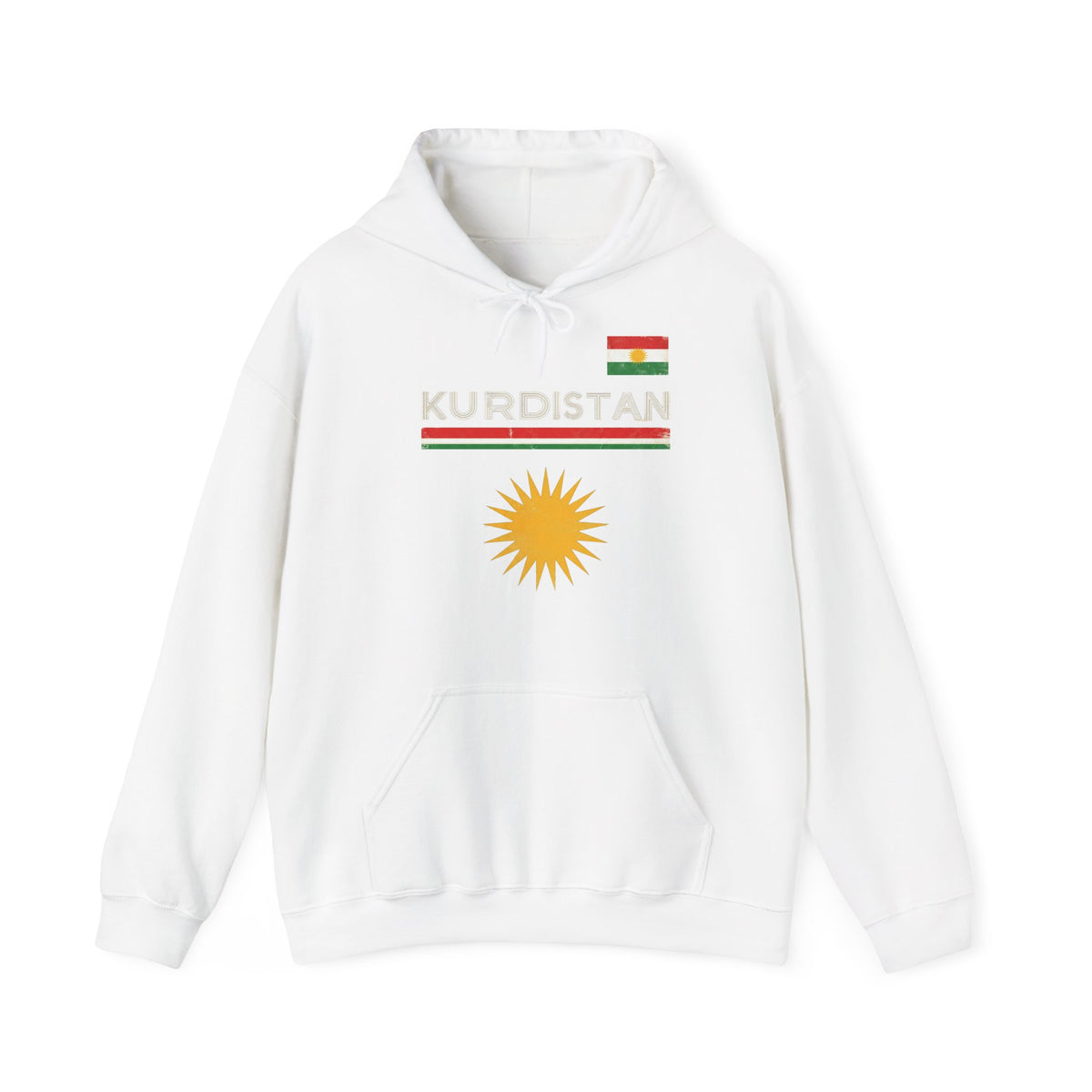 Kurdistan Street Urban Azadi Sonne Wappen - Unisex Hoodie