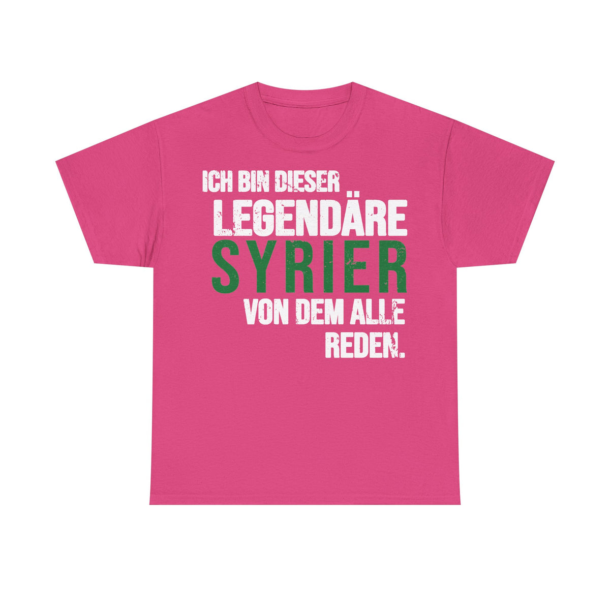 Syria Syrien Wappen Flagge Heimat Sport Fan Geschenkidee - Unisex T-Shirt