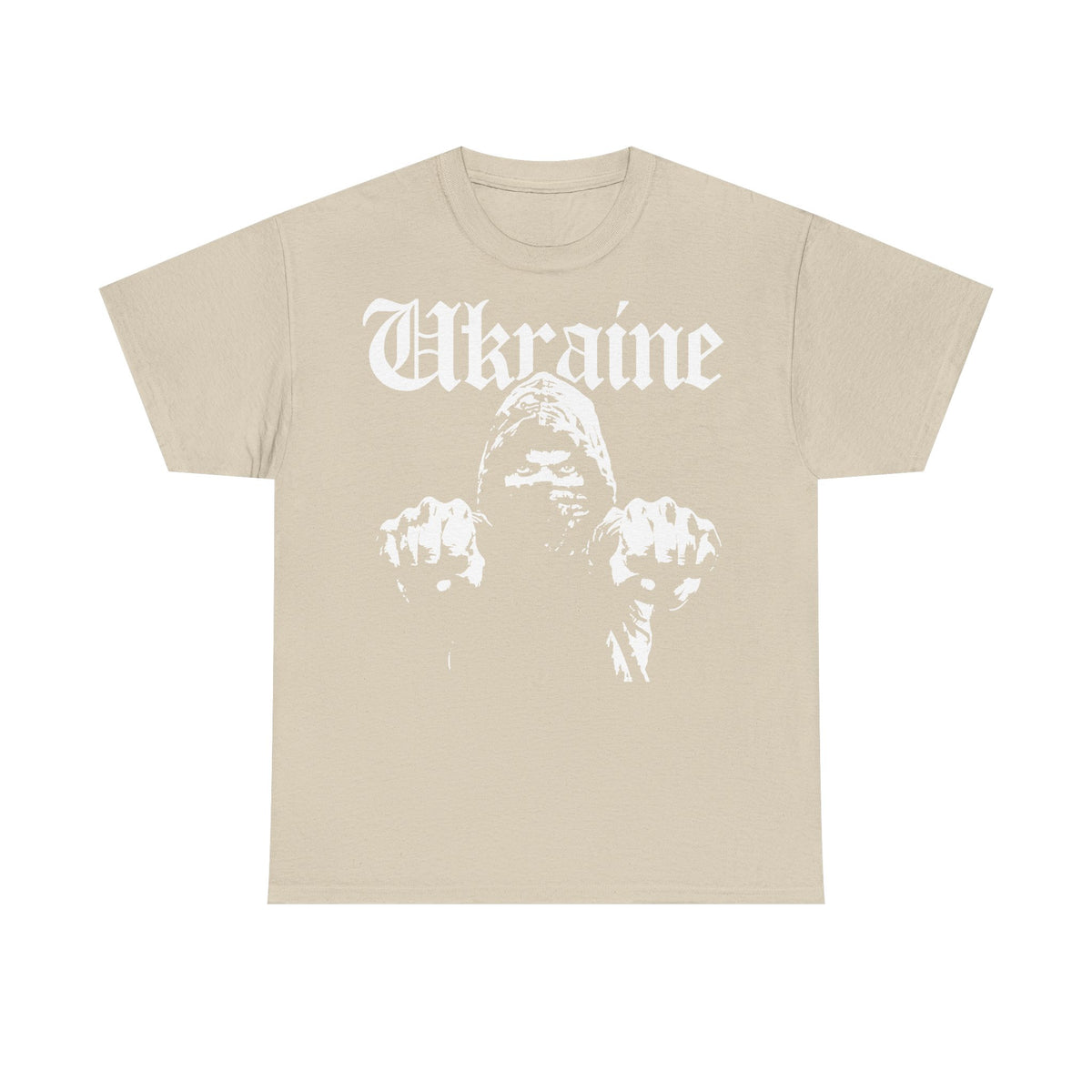 Bandera de Ucrania escudo idea de regalo afición al deporte moda vintage - Camiseta unisex