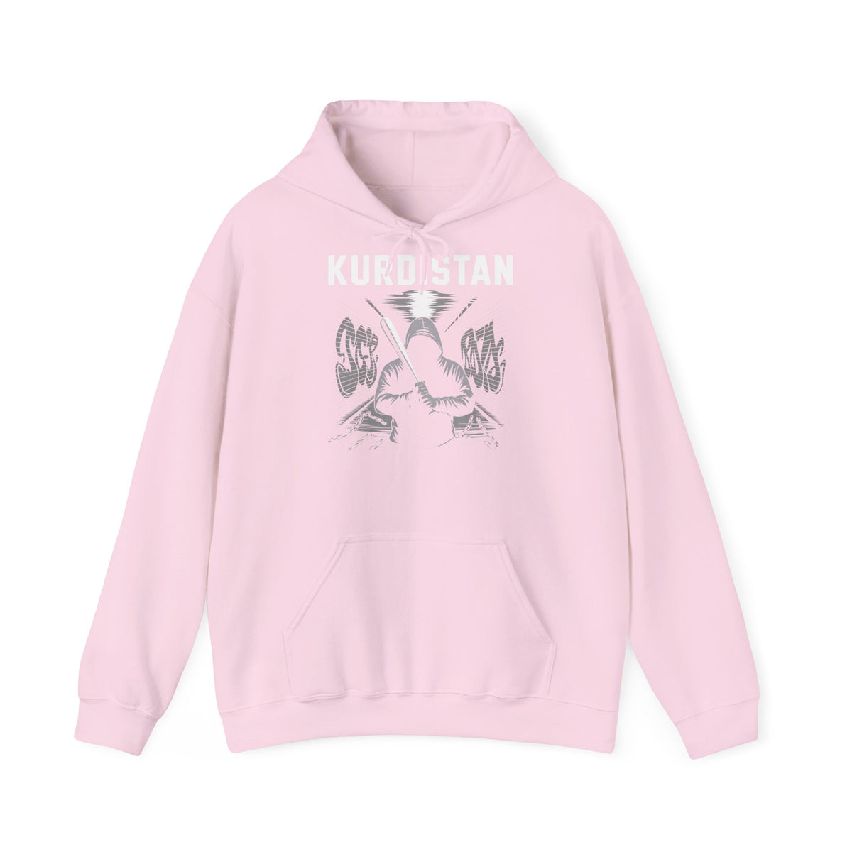 Kurdistan hooligan patria orgoglio stemma bandiera sport calcio tifoso regalo - Felpa con cappuccio unisex