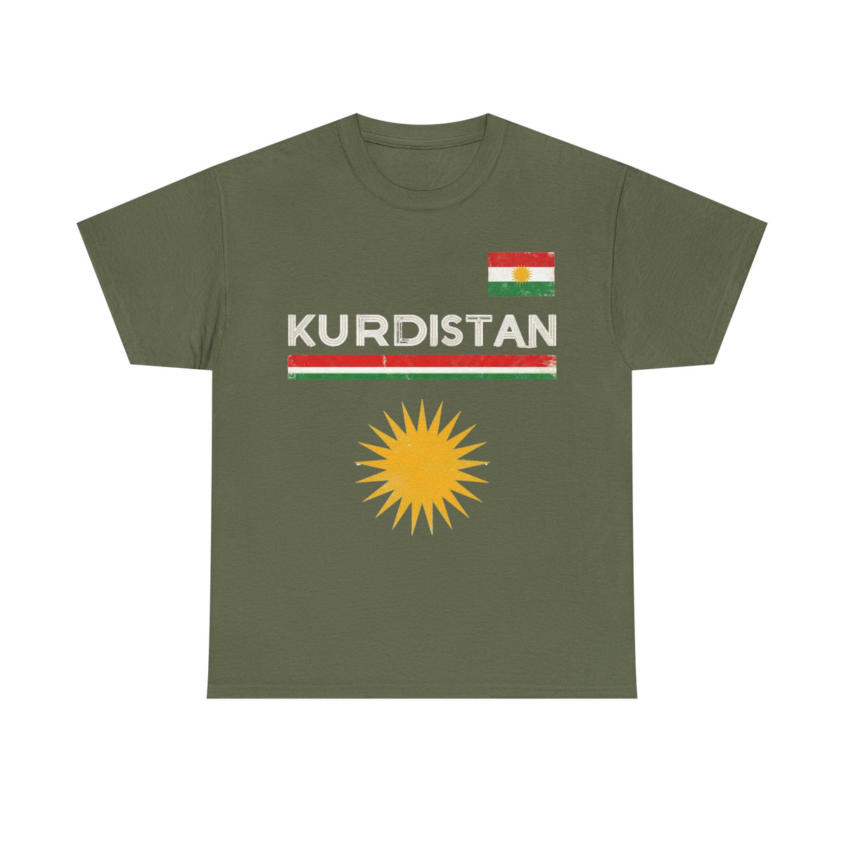 Kurdistan Sonne Street Urban Geschenkidee - Unisex T-Shirt