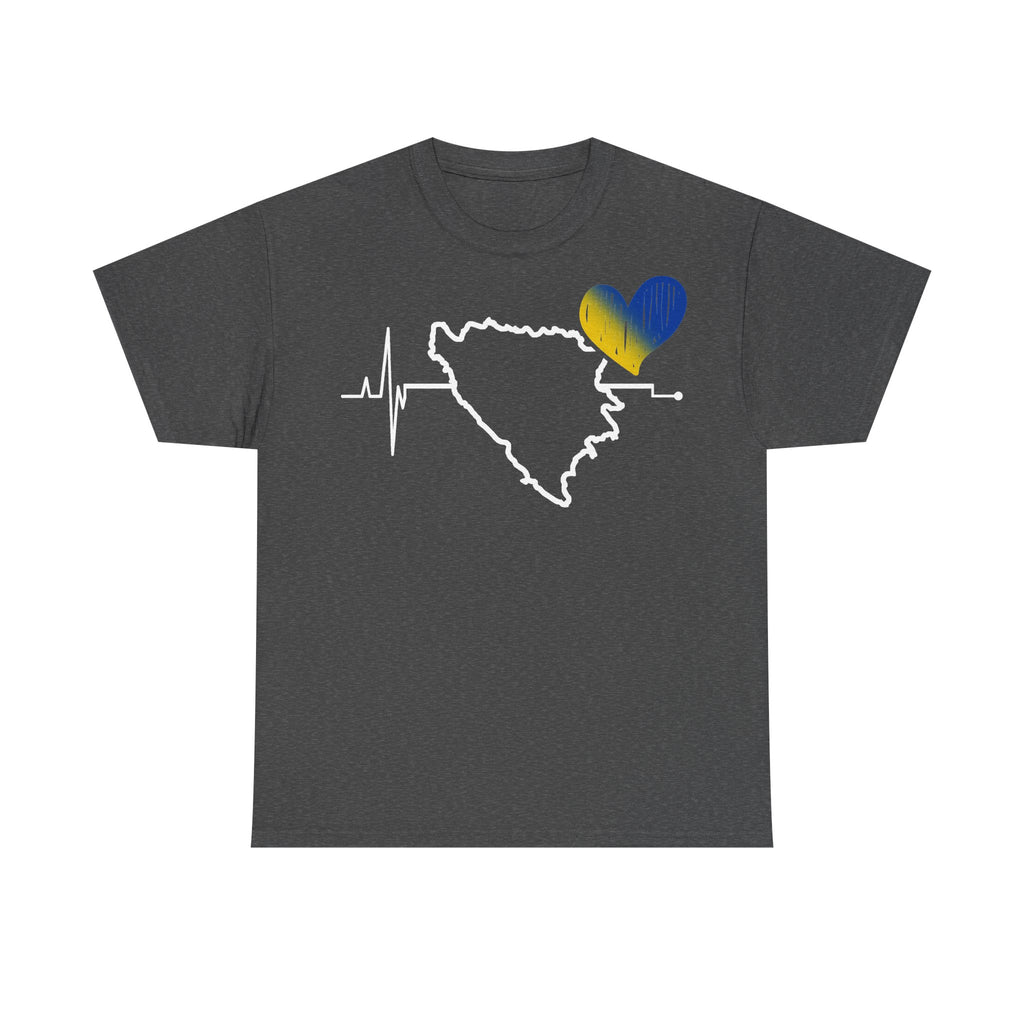 Bosnia Wappen Flagge Stolz Heimat Fußball fan Geschenkidee - Unisex T-Shirt