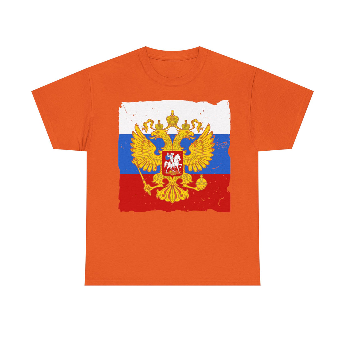 Rusia Rusia Moscú águila bandera escudo regalo deporte aficionado moda - Camiseta unisex