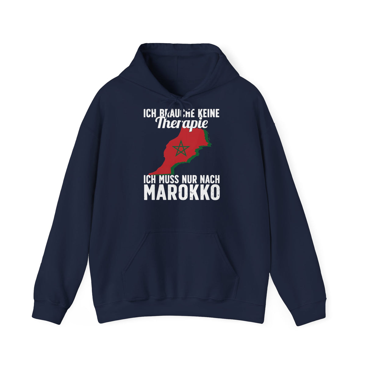 Stemma del Marocco Bandiera del Marocco Orgoglio Tifoso di calcio Sport Idea regalo - Felpa con cappuccio unisex