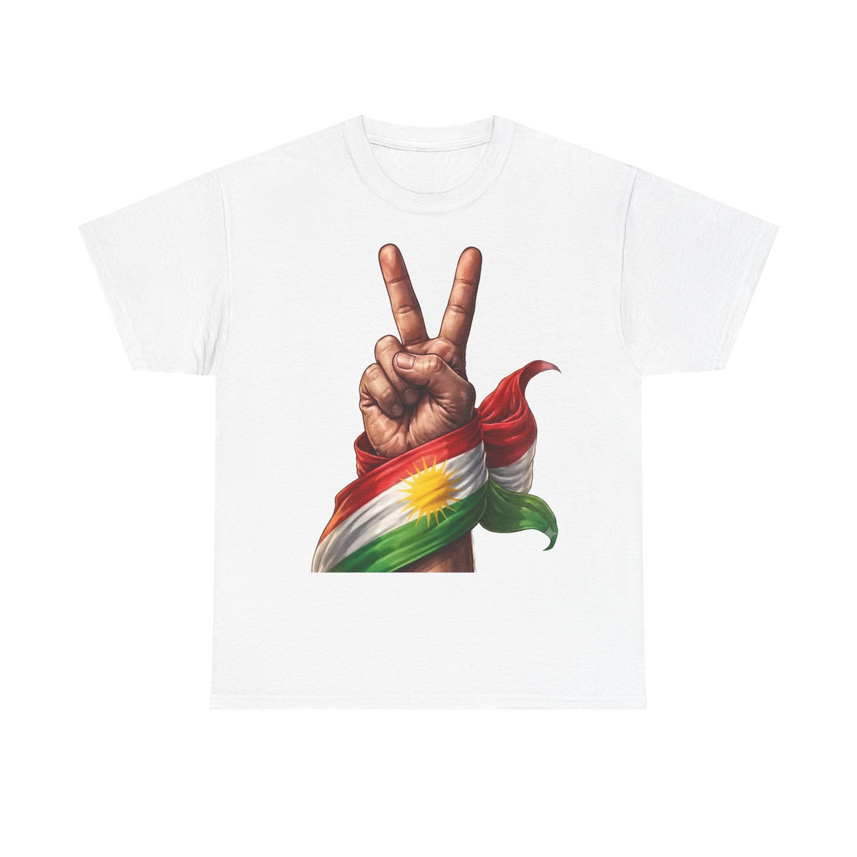 Kurdistán Paz Bandera Patria Orgullo - Camiseta unisex