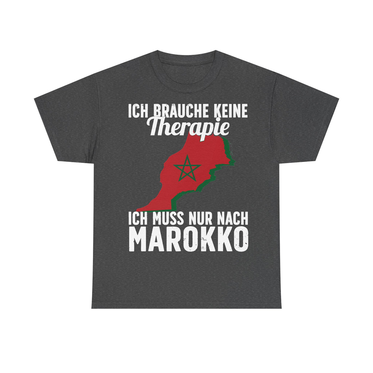 Marokko Wappen Morocco Flagge Stolz Fußball Fan Sport FGeschenkidee - Unisex T-Shirt