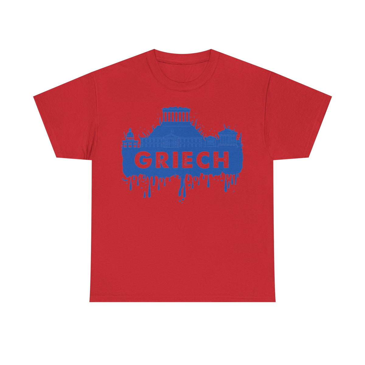 Grecia Grecia Bandera Escudo Patria Fútbol Deporte Aficionado Idea de regalo - Camiseta unisex