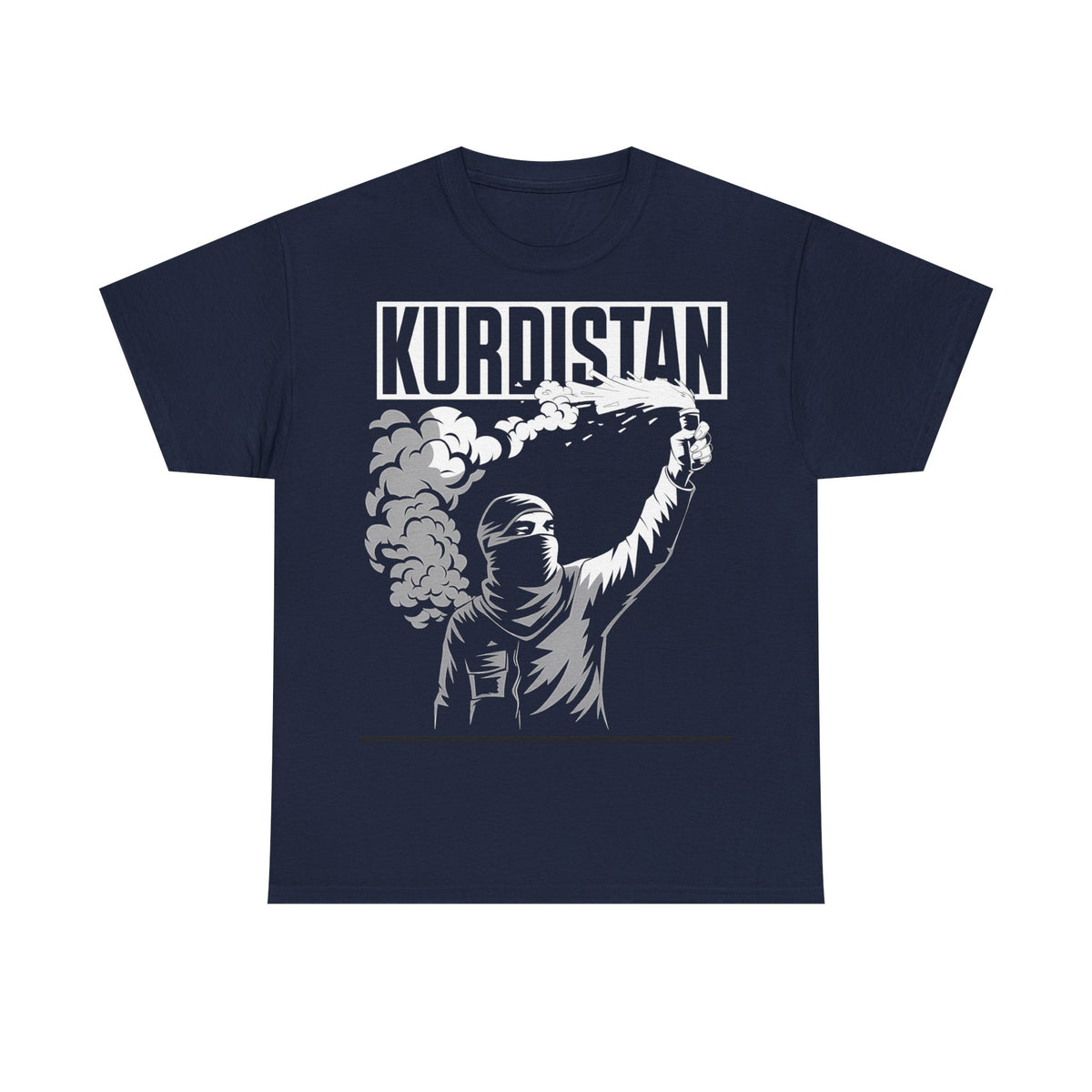 Camiseta unisex con escudo, bandera y regalo para los aficionados del Kurdistán: Azadi, patria