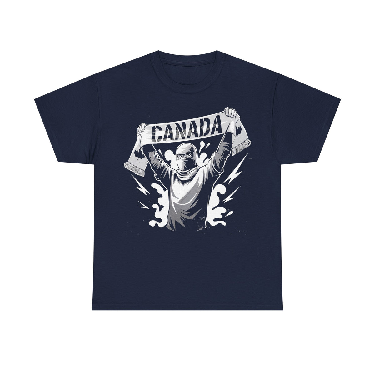 Canada Kanada Hooligan Wappen Flagge Fan Sport Fußball Geschenkidee - Unisey T-Shirt