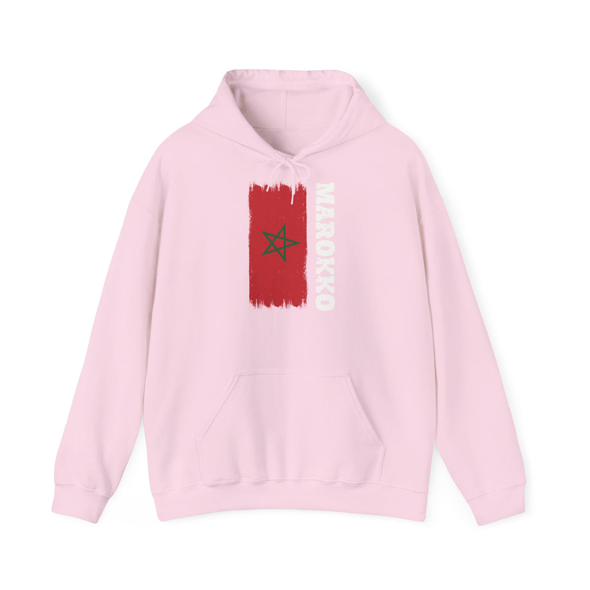 Stemma del Marocco Bandiera del Marocco Orgoglio Tifoso di calcio Sport Idea regalo - Felpa con cappuccio unisex