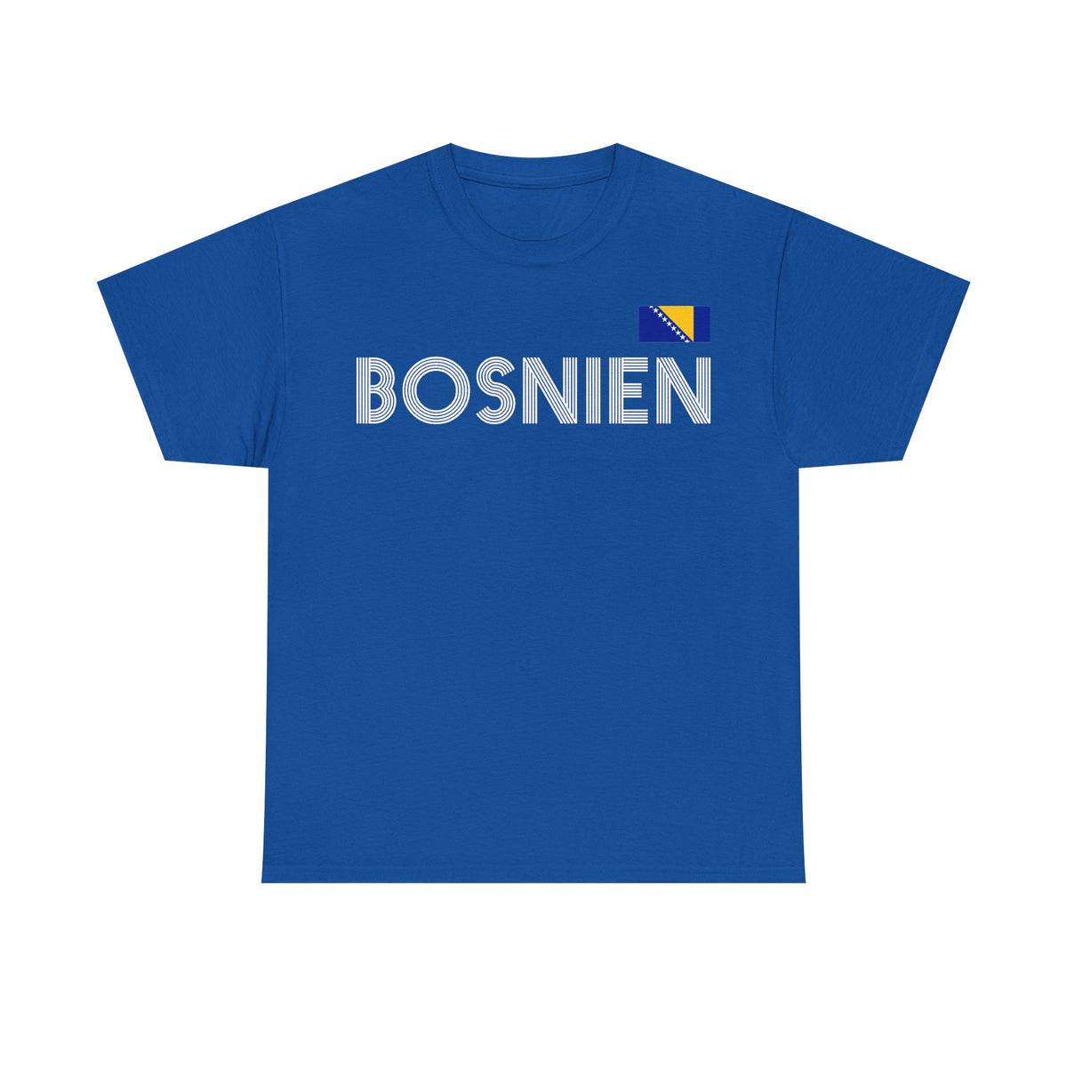 Bosnia Wappen Flagge Stolz Heimat Fußball fan Geschenkidee - Unisex T-Shirt