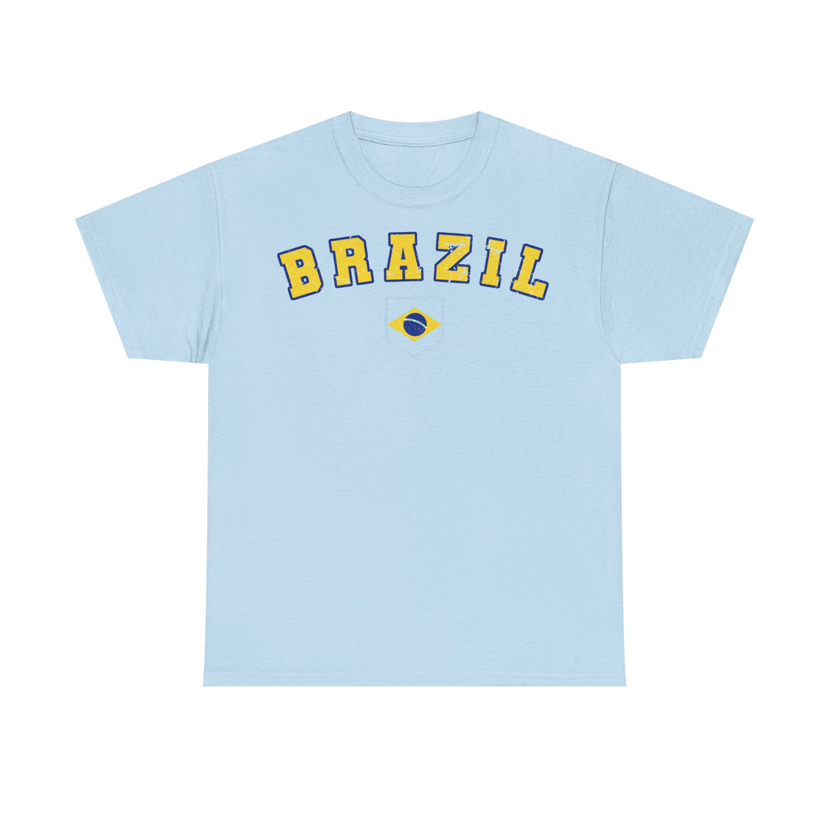 Brazil Brasilien Wappen Flagge Sport Fan Fußball Geschenkidee - Unisex T-Shirt