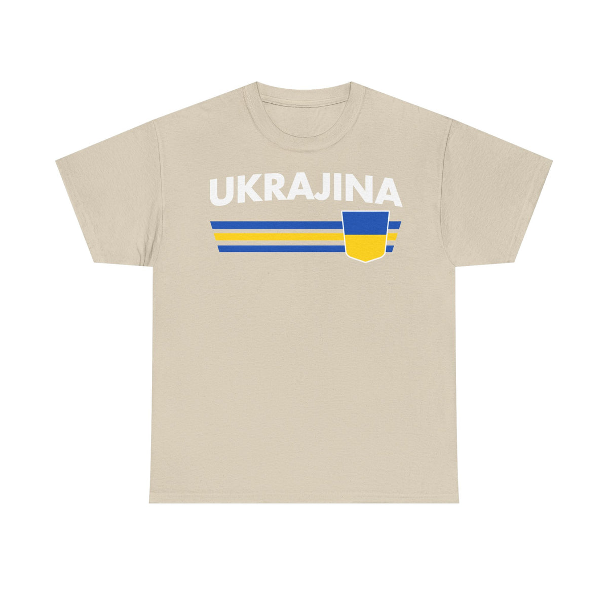 Bandiera e stemma dell'Ucraina Idea regalo Sport Tifoso Moda Vintage - T-shirt unisex