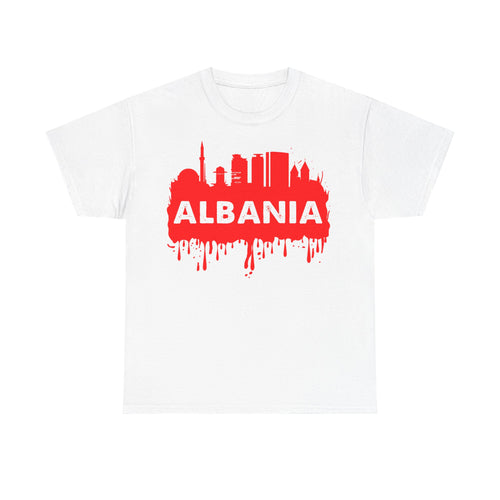 Camiseta unisex de Albania, escudo albanés, bandera, águila, fútbol, aficionado, deporte