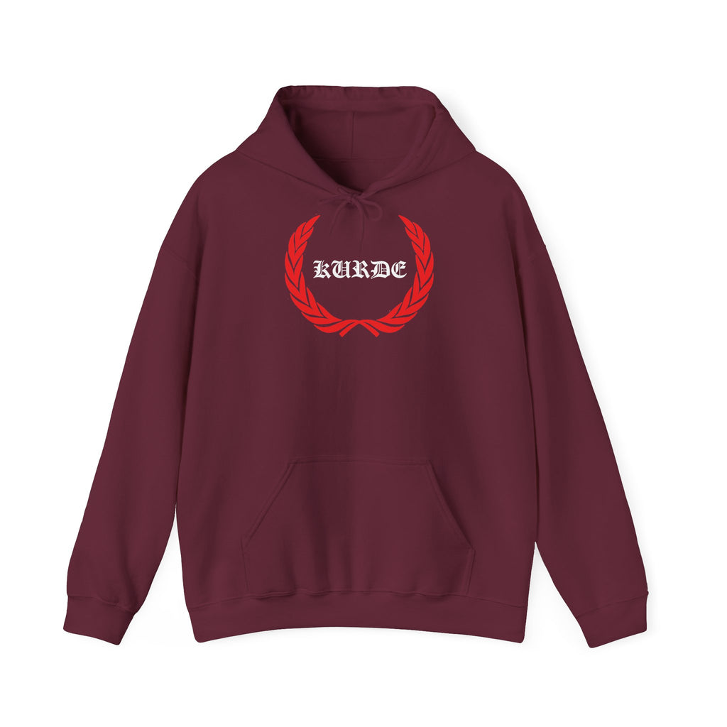 Kurdistan patria orgoglio stemma bandiera sport calcio regalo per tifosi - felpa con cappuccio unisex