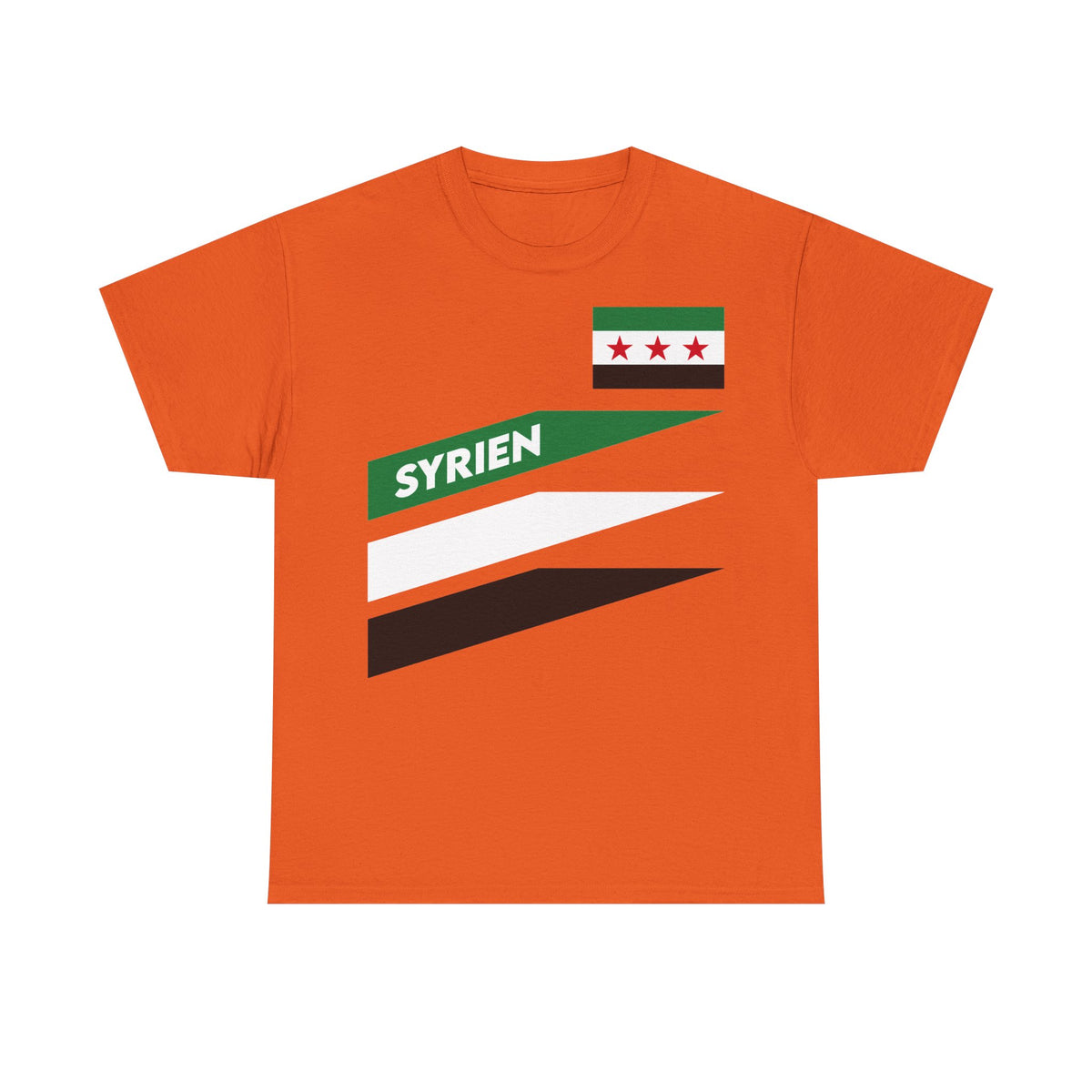 Syria Syrien Wappen Flagge Heimat Sport Fan Geschenkidee - Unisex T-Shirt