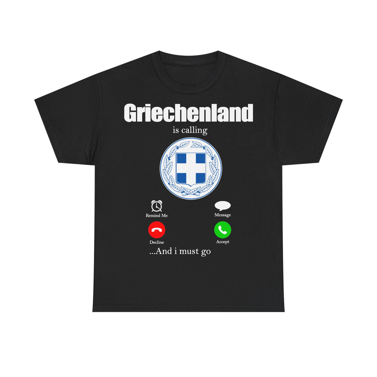 Grecia Grecia Bandera Escudo Patria Fútbol Deporte Aficionado Idea de regalo - Camiseta unisex