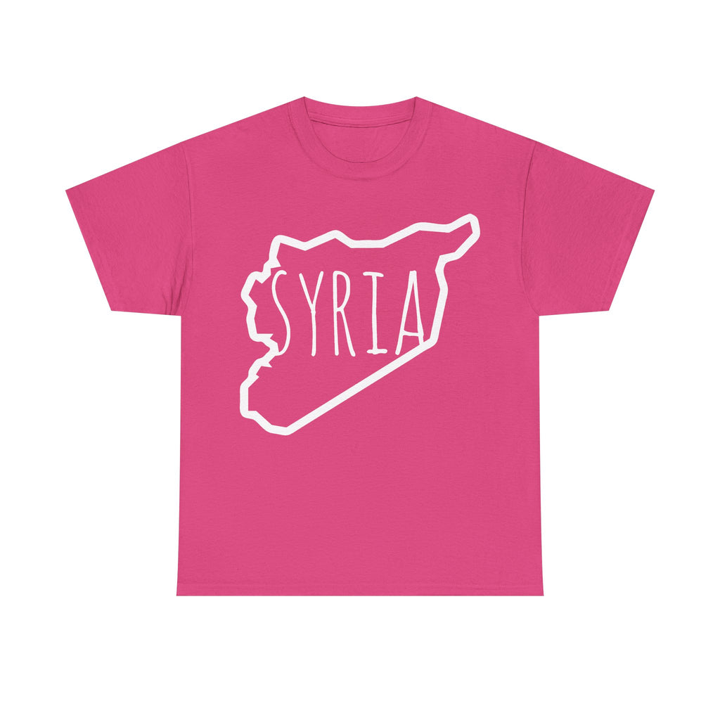 Syria Syrien Wappen Flagge Heimat Sport Fan Geschenkidee - Unisex T-Shirt