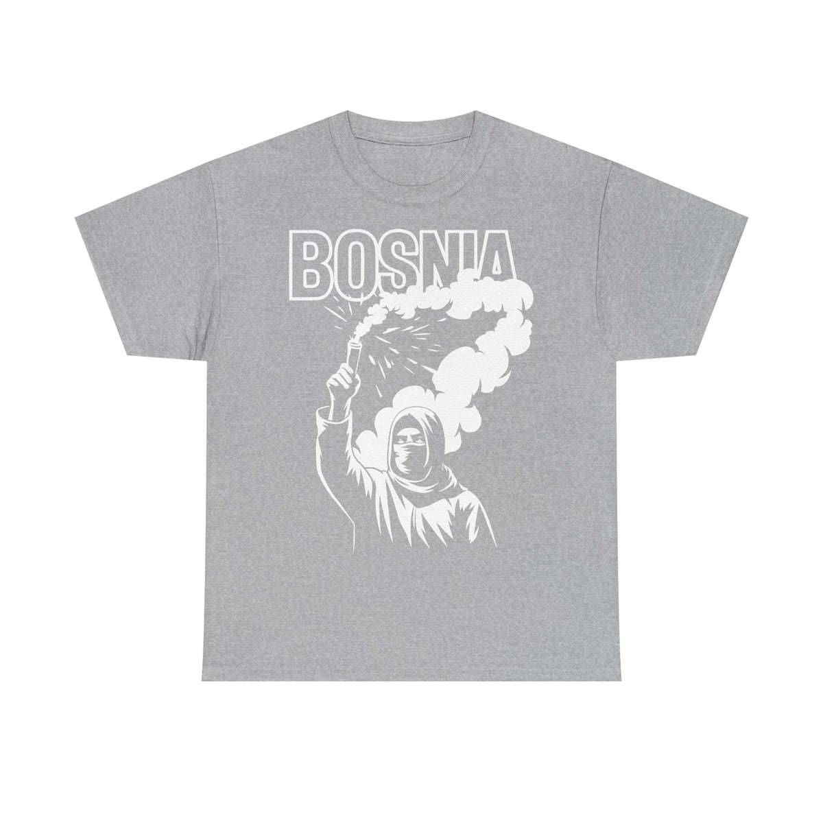 Bosnia escudo bandera orgullo patria aficionado al fútbol idea de regalo - Camiseta unisex