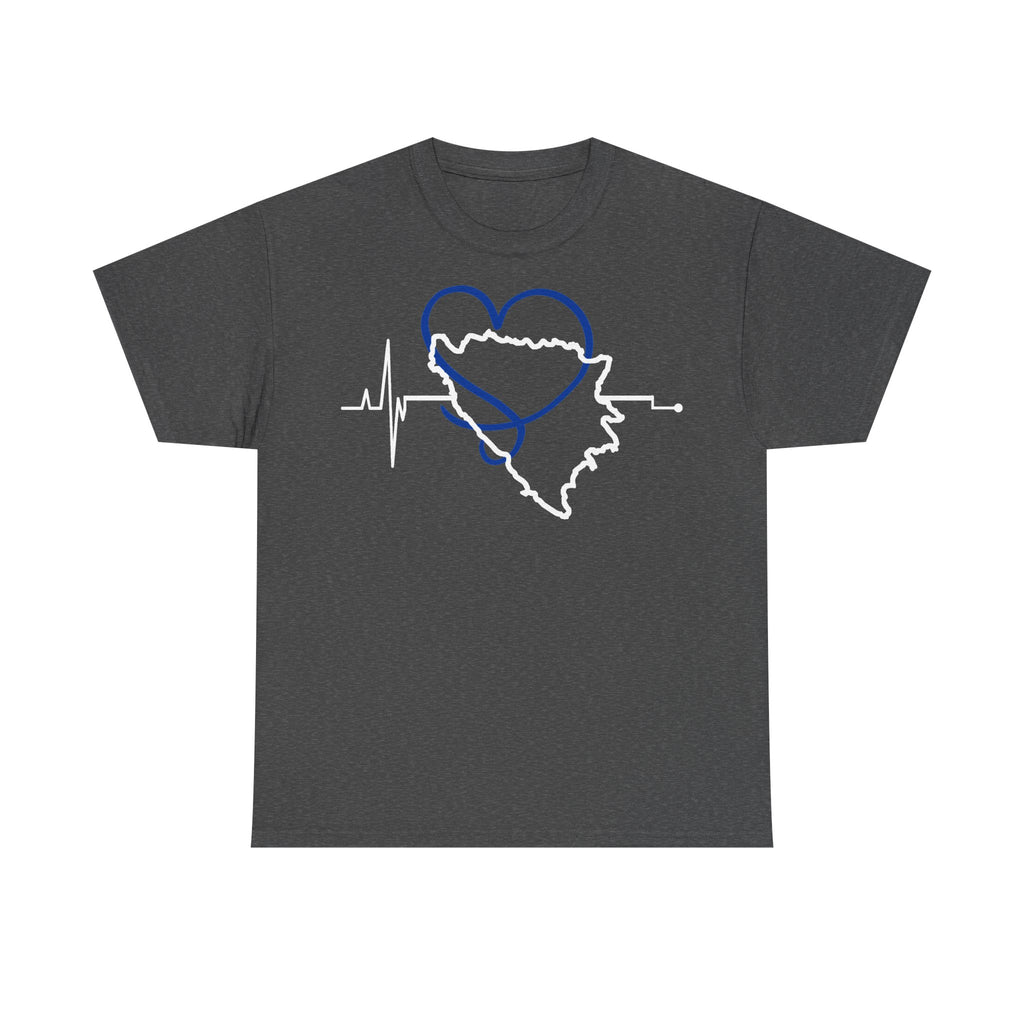 Bosnia Wappen Flagge Stolz Heimat Fußball fan Geschenkidee - Unisex T-Shirt