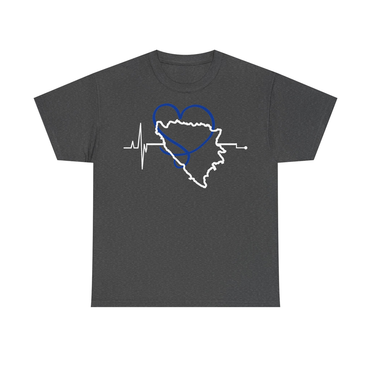 Bosnia Wappen Flagge Stolz Heimat Fußball fan Geschenkidee - Unisex T-Shirt