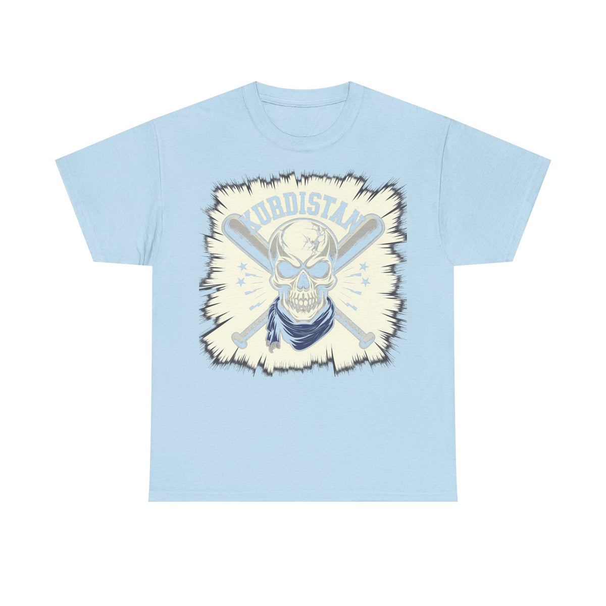 Camiseta unisex con escudo, bandera y regalo para los aficionados del Kurdistán: Azadi, patria