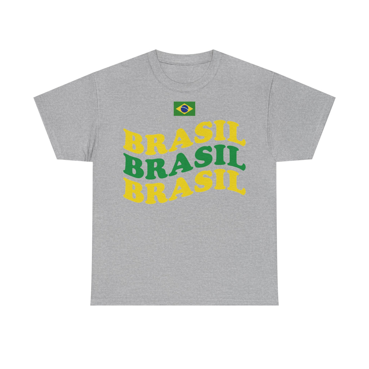 Brazil Brasilien Wappen Flagge Sport Fan Fußball Geschenkidee - Unisex T-Shirt