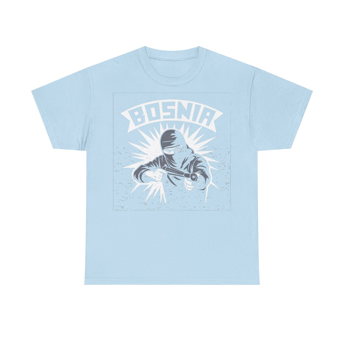 Bosnia escudo bandera orgullo patria aficionado al fútbol idea de regalo - Camiseta unisex