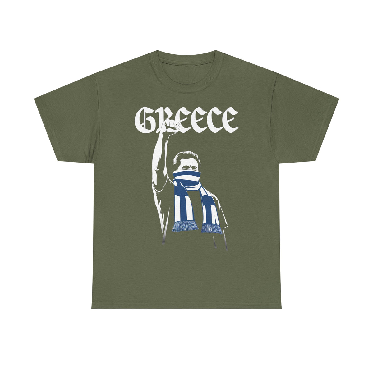 Grecia Grecia hooligan bandera escudo patria fútbol deporte aficionado idea de regalo - camiseta unisex